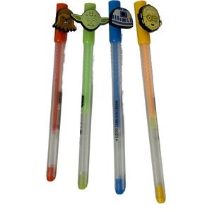 Star Wars‎ x Yoobi Gel Pens Set Chewbacca Yoda R2D2 C3PO